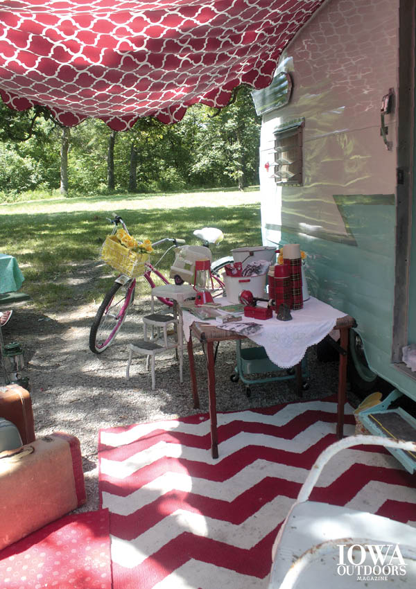 Lydia Robertson's glamper site - read more about how this group is adding a new dimension to camping | Iowa Outdoors